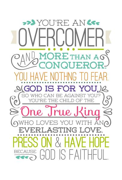 Overcomer Magnet