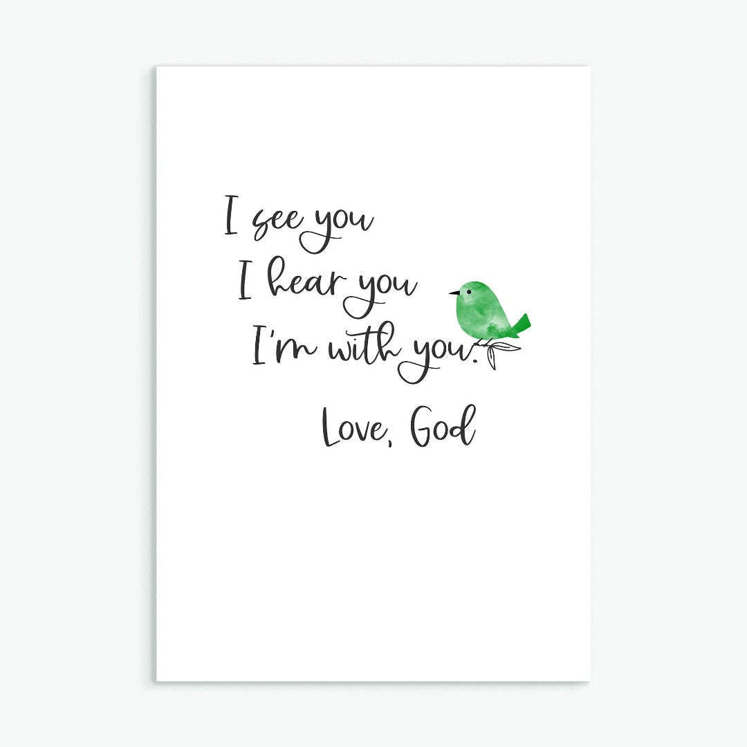 I See You Greeting Card