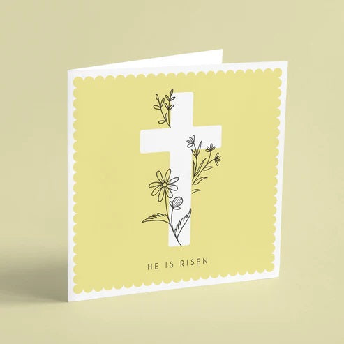 He Is Risen Easter Card & Envelope