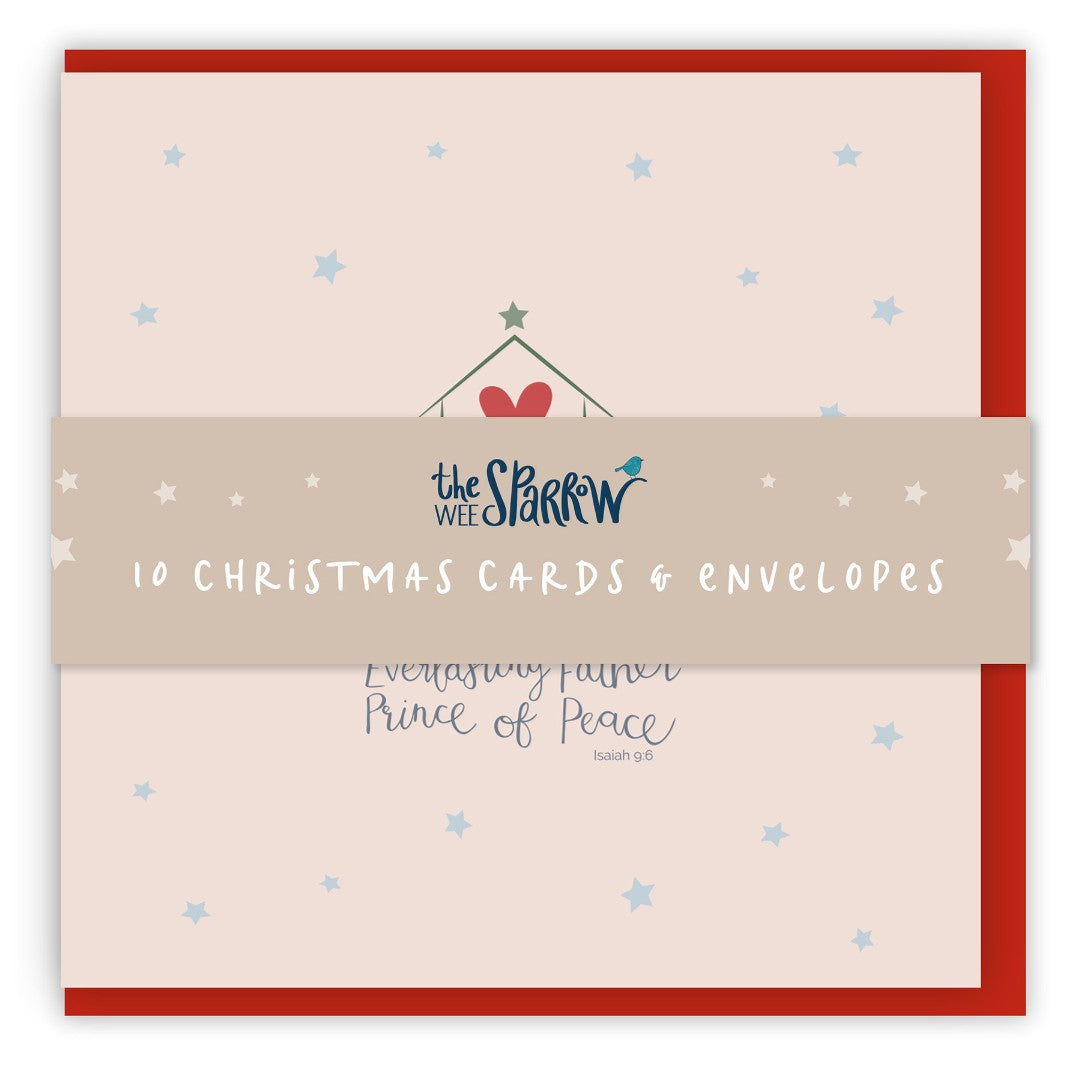 Wonderful Counsellor Pink Christmas Cards - 10 Pack
