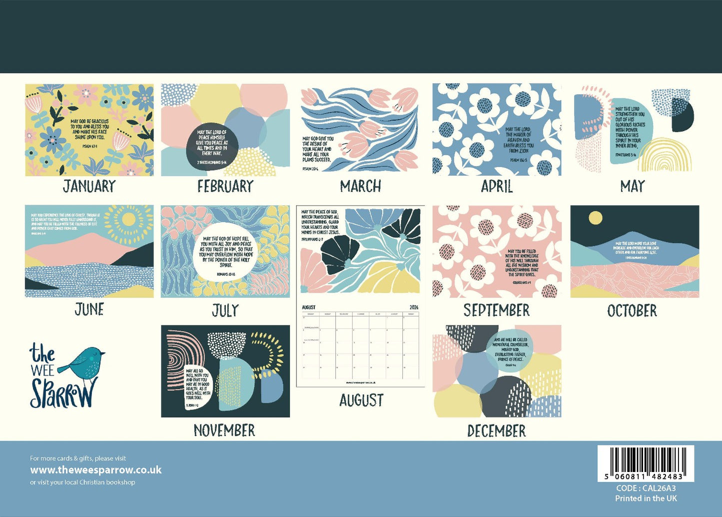 The Wee Sparrow 2026 A3 Calendar