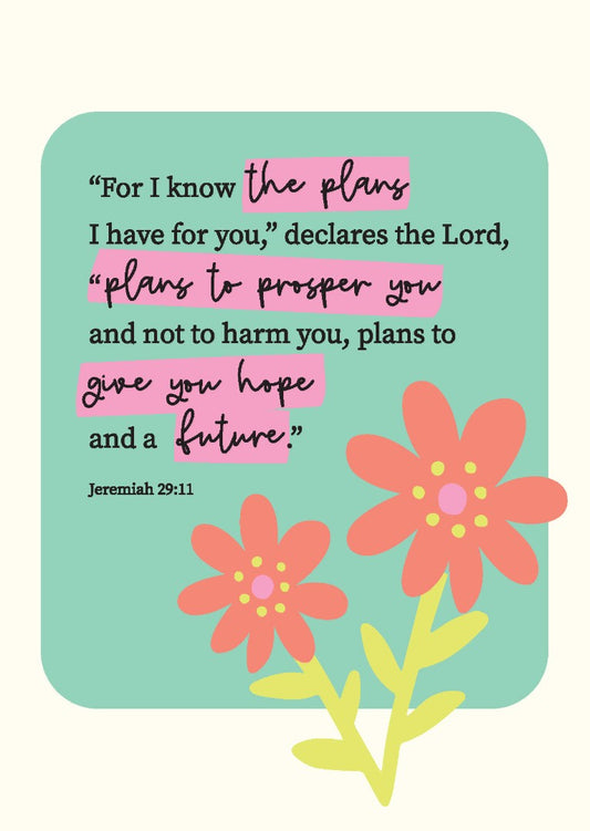 For I Know Postcard - Pack Of 12