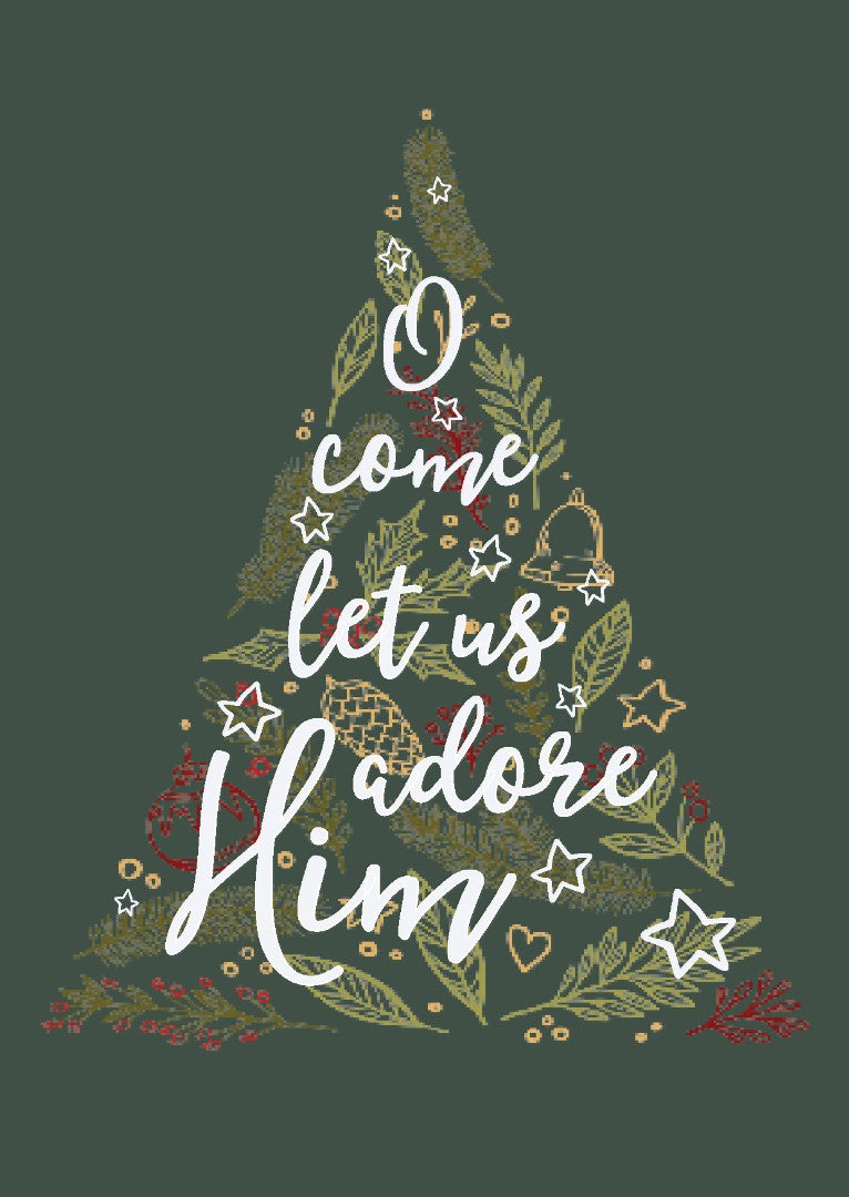 O Come Postcard - Pack Of 12