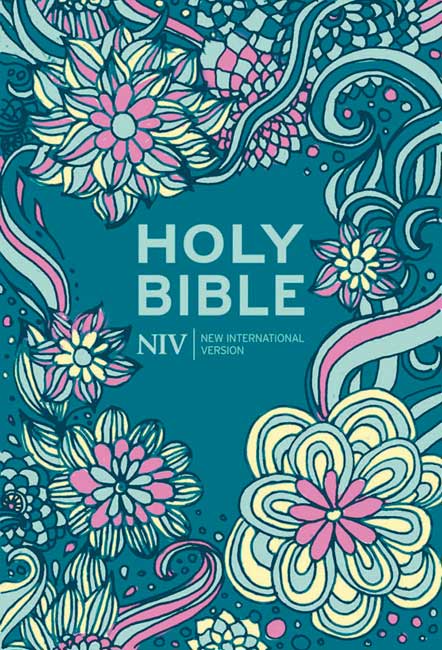 NIV Pocket Floral Hardback Bible