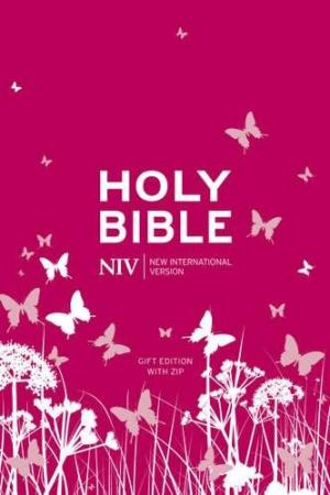 NIV Pocket Pink Soft-Tone Bible With Zip