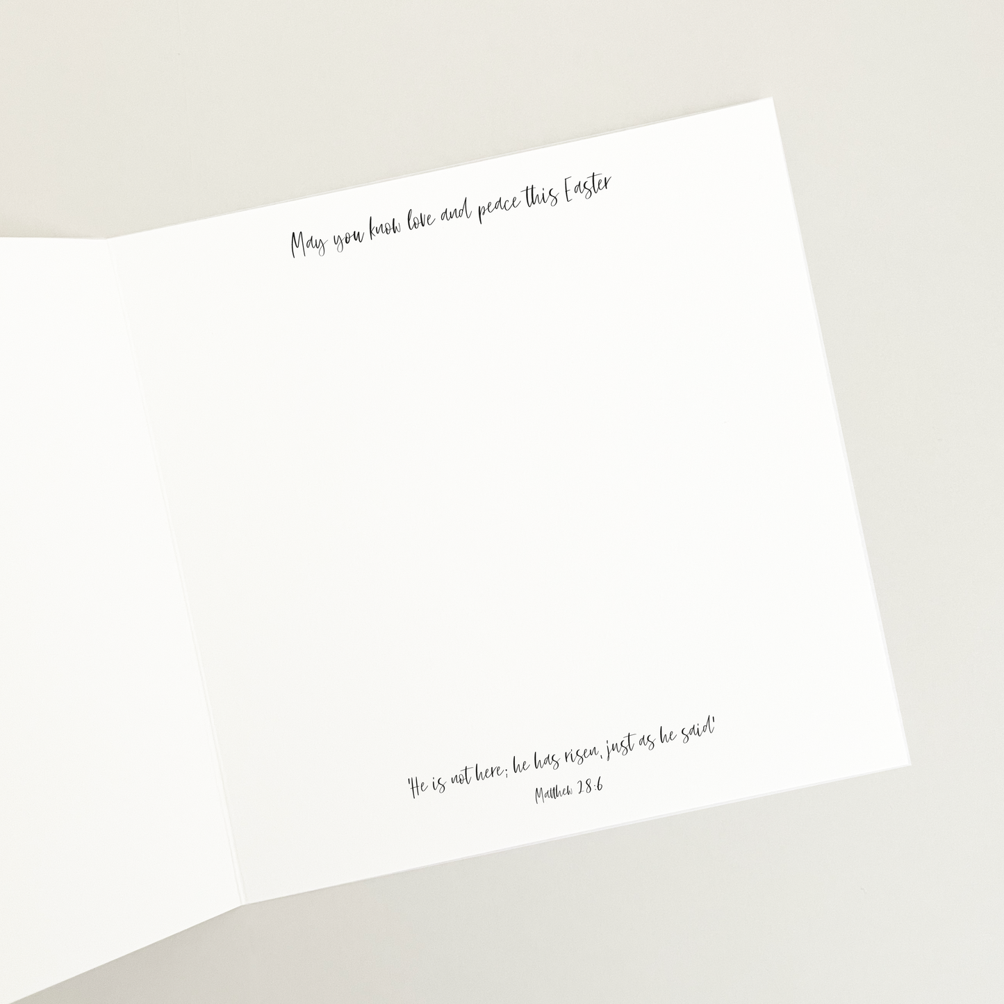 'For God So Loved The World' Easter Card & Envelope