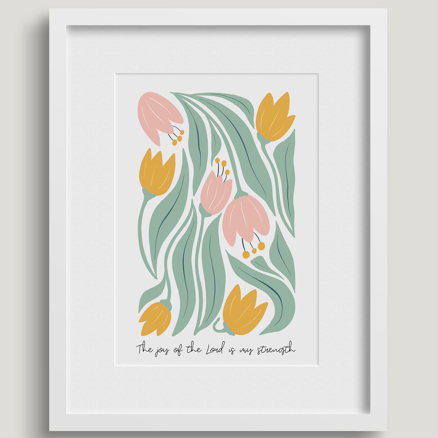 Joy Of The Lord, The - A4 Print