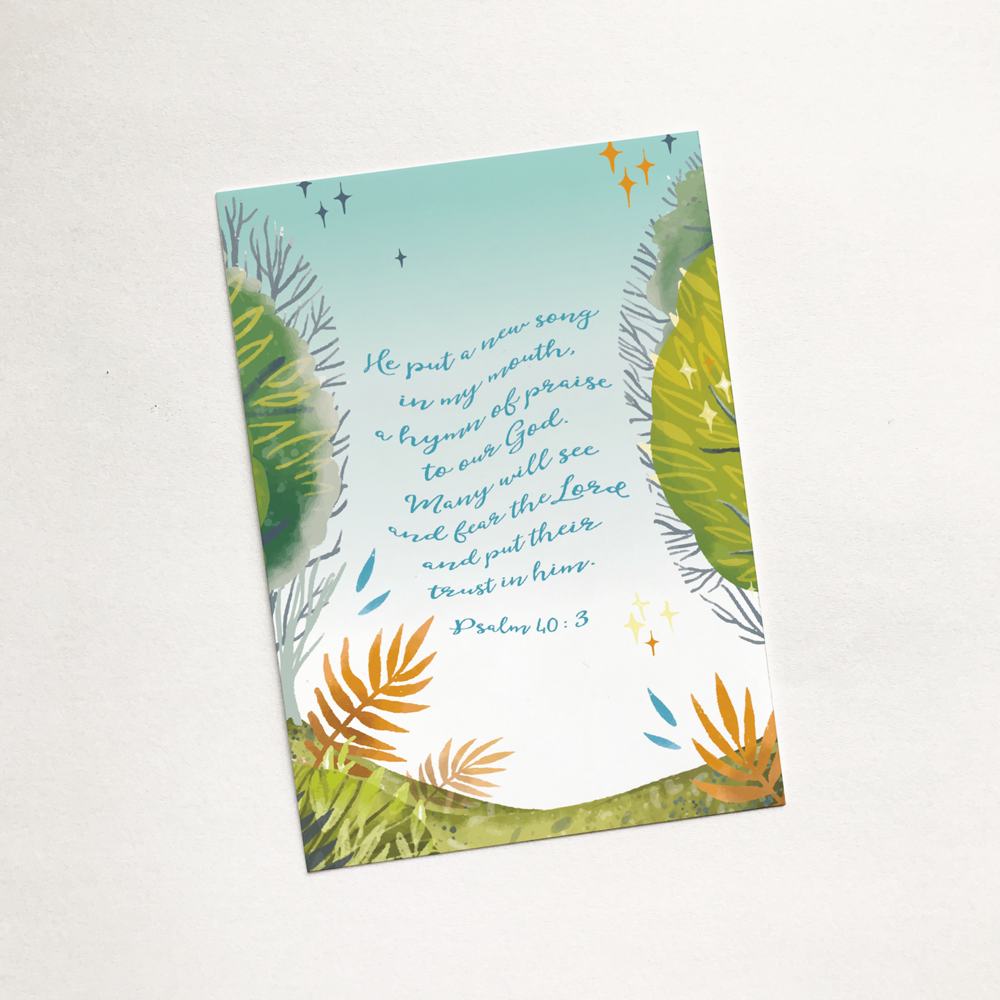 A Hymn Of Praise Mini Sharing Card