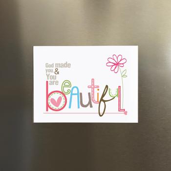 'Beautiful' A7 Magnet