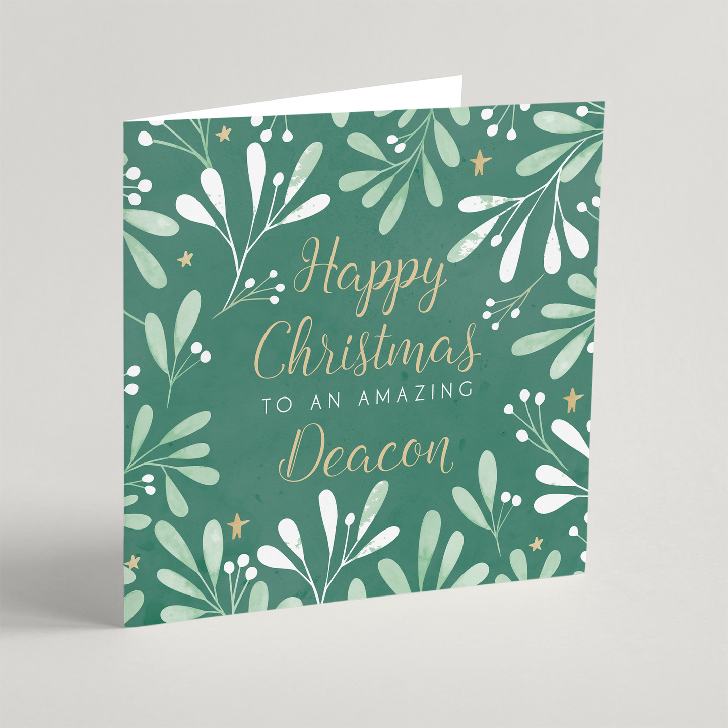 Happy Christmas to an Amazing Deacon (2023) Single Christmas Card