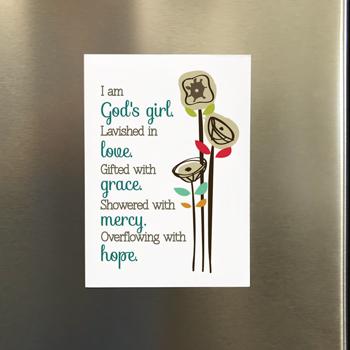 'God's Girl' A7 Magnet