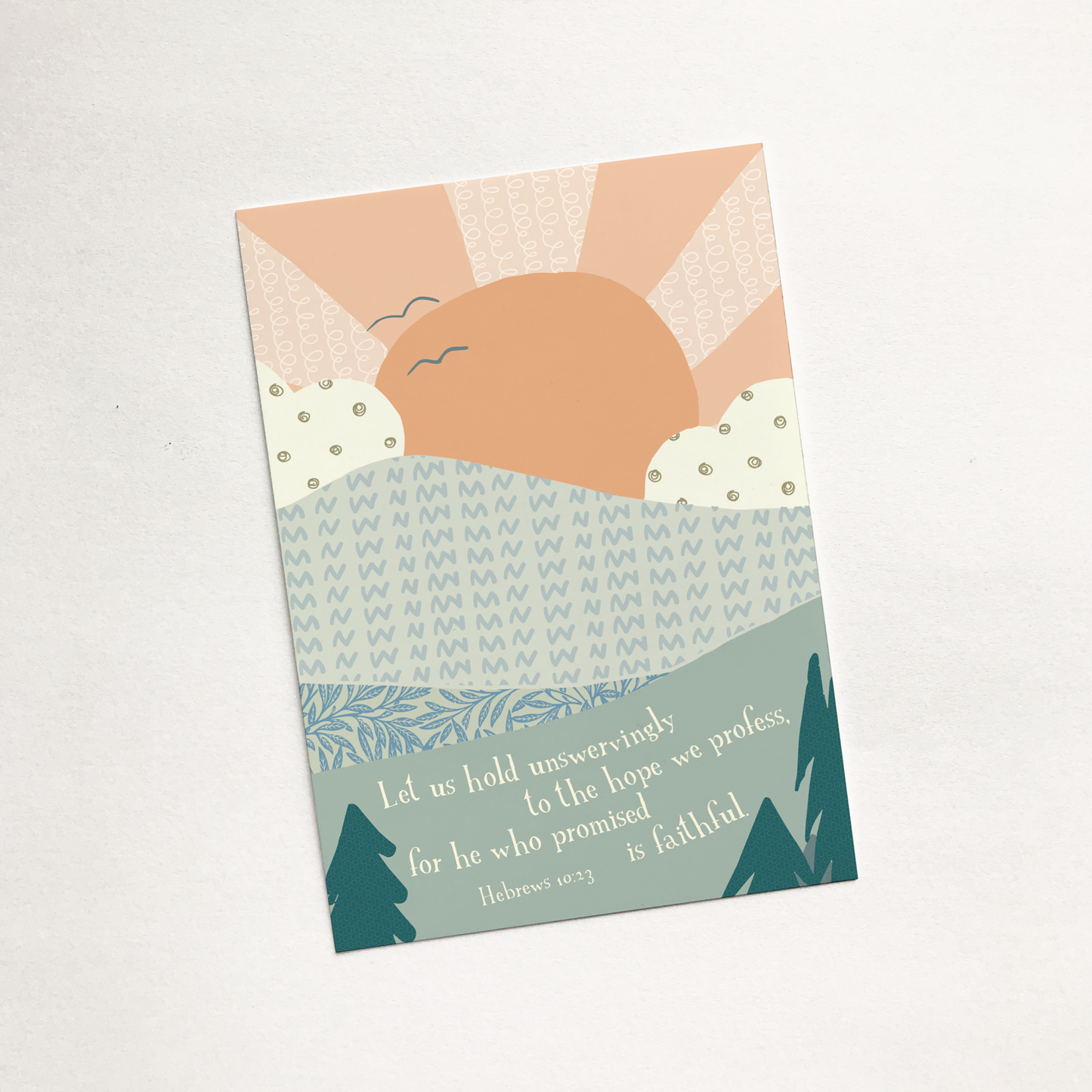 He Is Faithful Mini Sharing Card