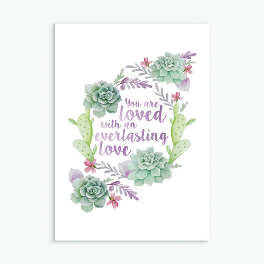 'You Are Loved' - A6 Greeting Card
