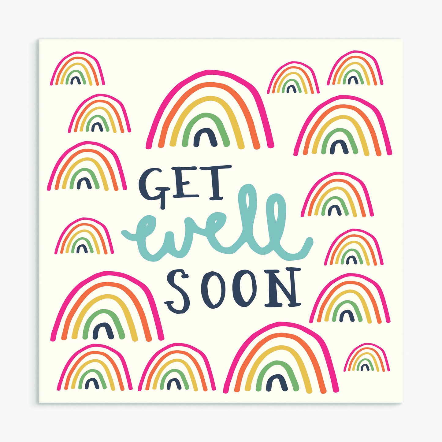 'Get Well Soon' Greeting Card & Envelope