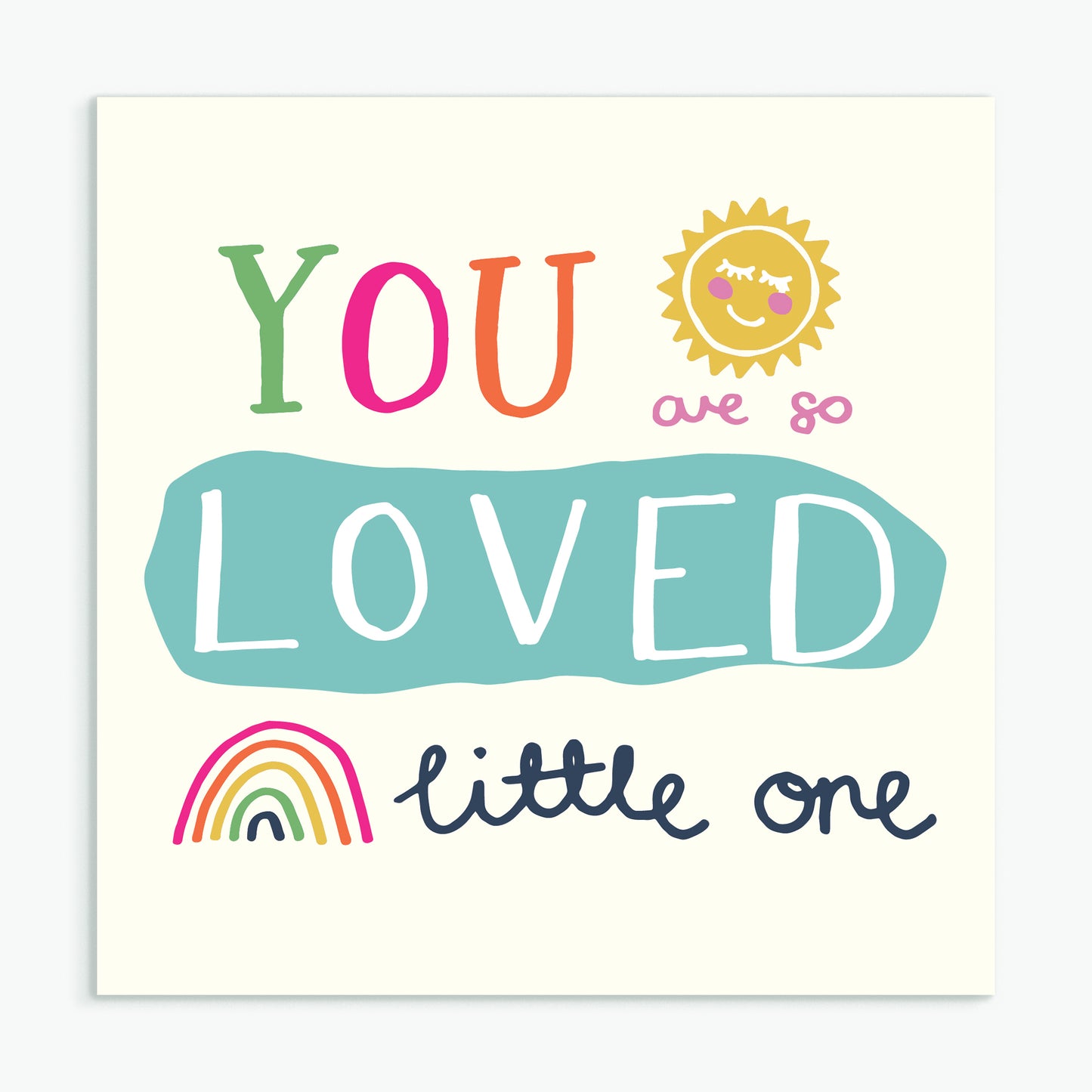 'You Are So Loved' New Baby Card & Envelope