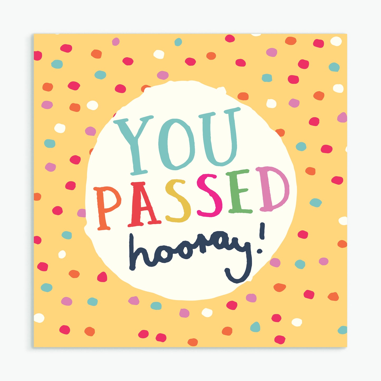 'You Passed' Greeting Card & Envelope