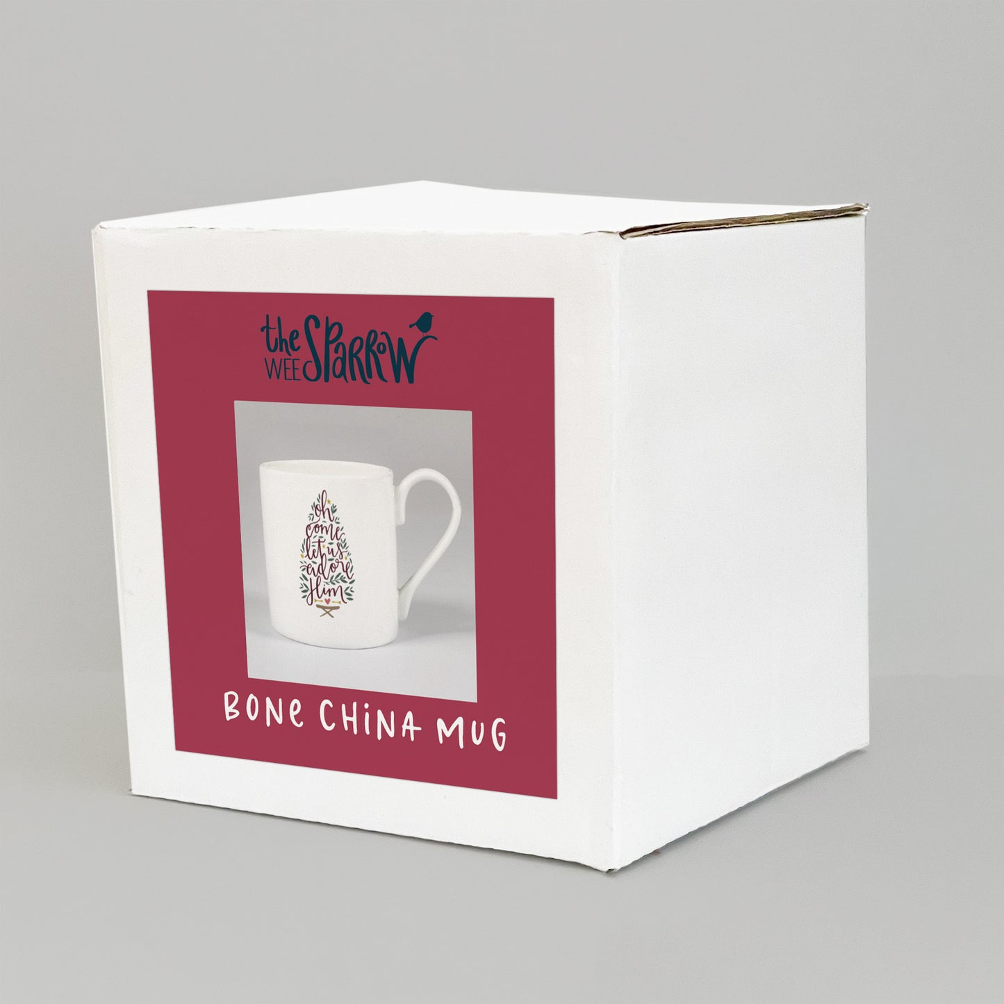 'O Come Let Us Adore Him' Christmas Mug