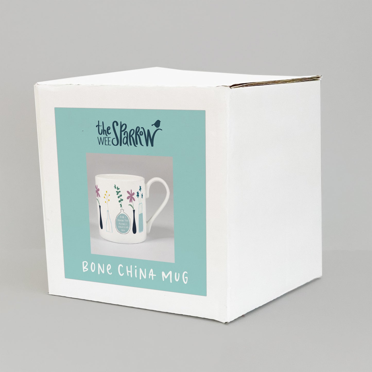'For I Know' (Stems) Bone China Mug