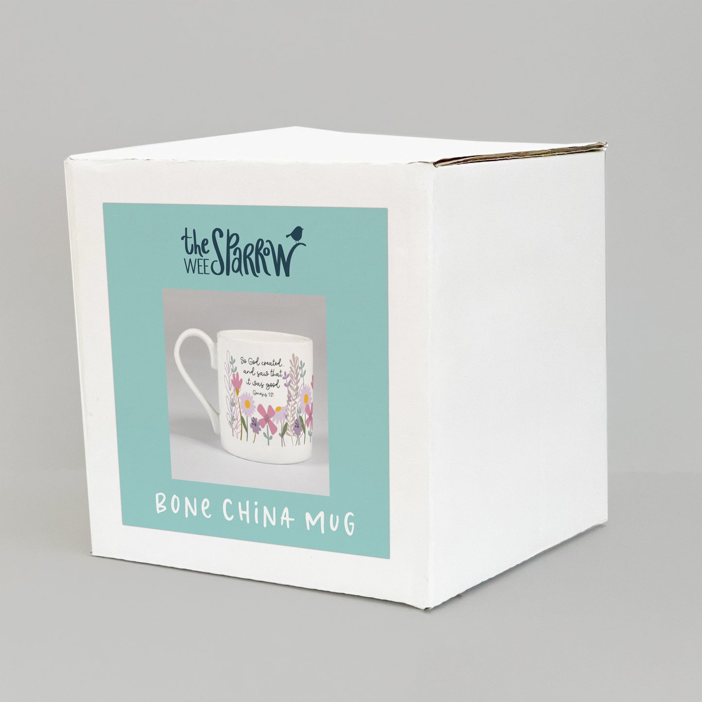 'God Created' (Wild Meadow) Bone China Mug