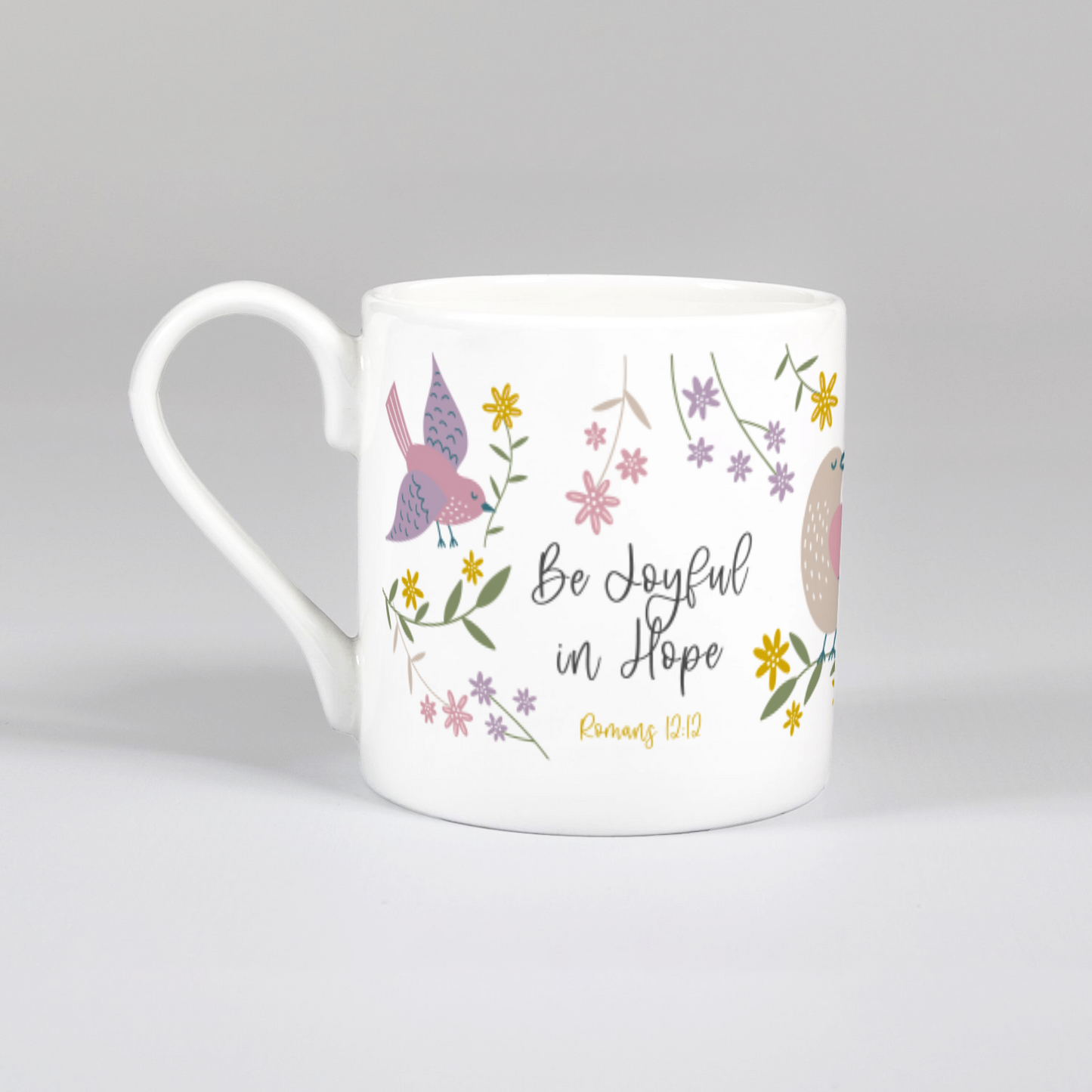 'Joyful in Hope' (Birds of Joy) Bone China Mug