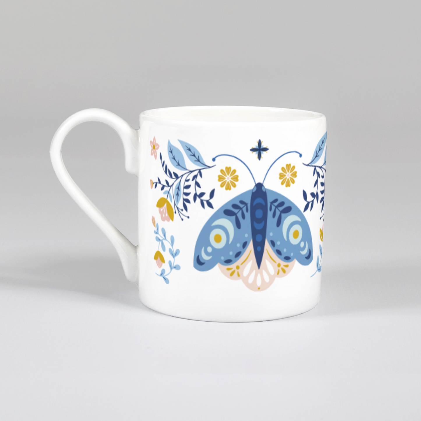 'New Creation' (Moth) Bone China Mug
