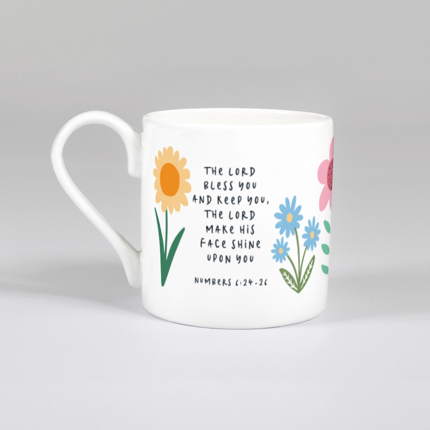 'The Lord Bless you' (Spring) Bone China Mug