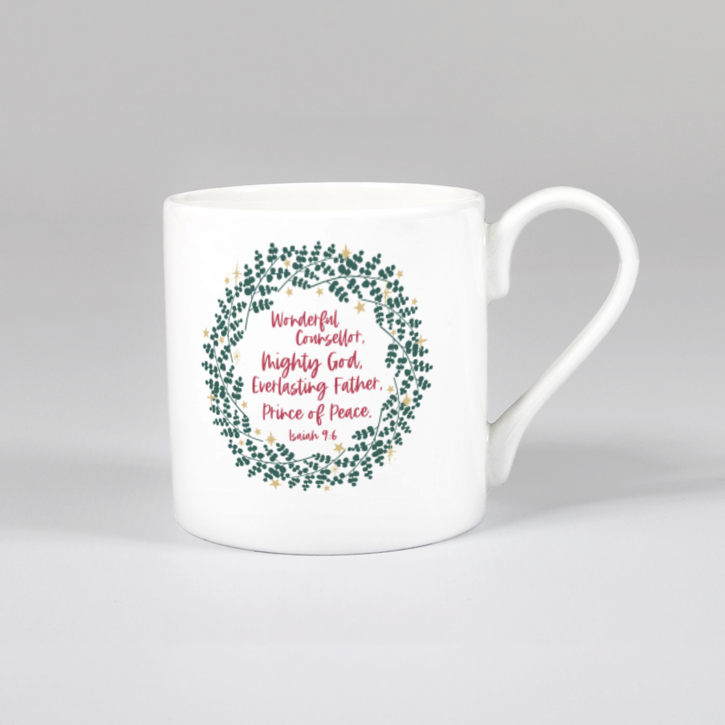 'Wonderful Counsellor' Christmas Mug