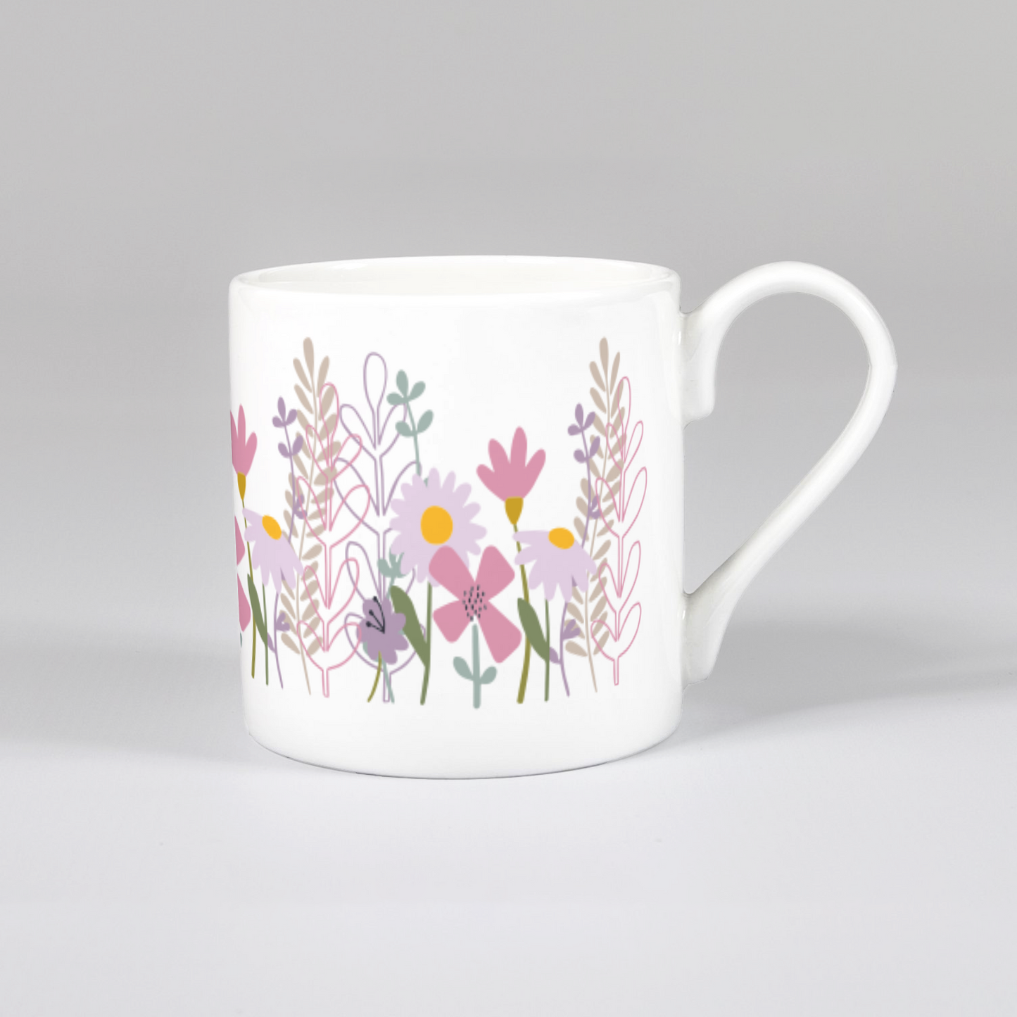 'God Created' (Wild Meadow) Bone China Mug