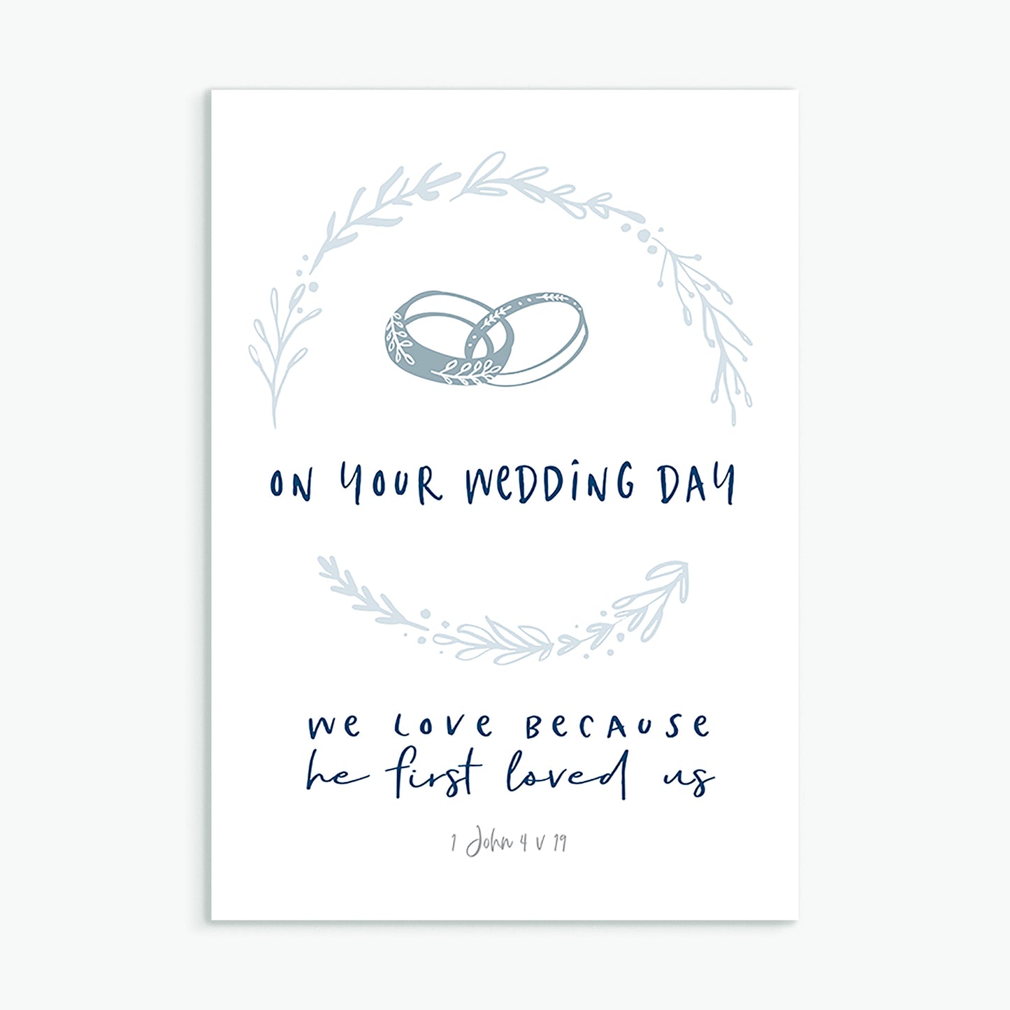 On Your Wedding Day greeting card