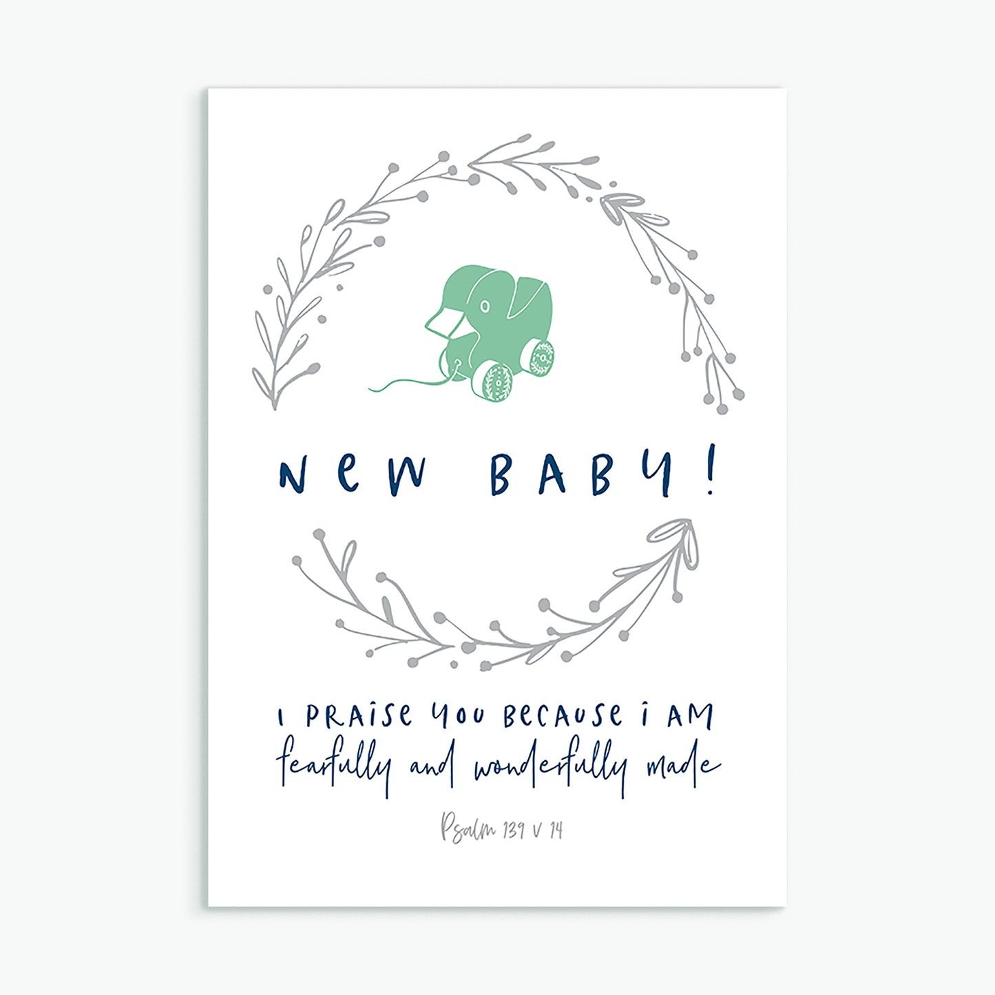New Baby greeting card