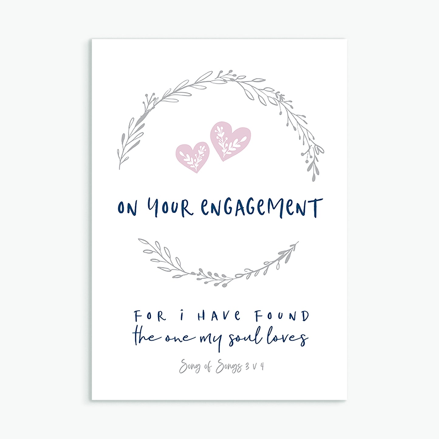 'On Your Engagement' greeting card