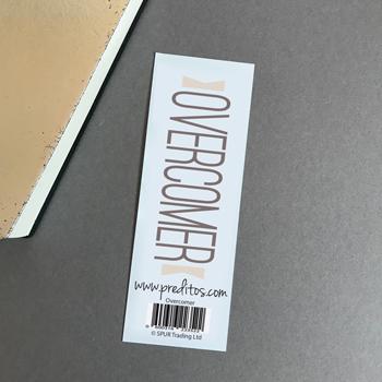'Overcomer' - Christian Bookmark