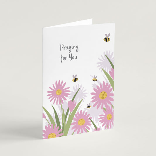 'Praying For You' Greeting Card & Envelope