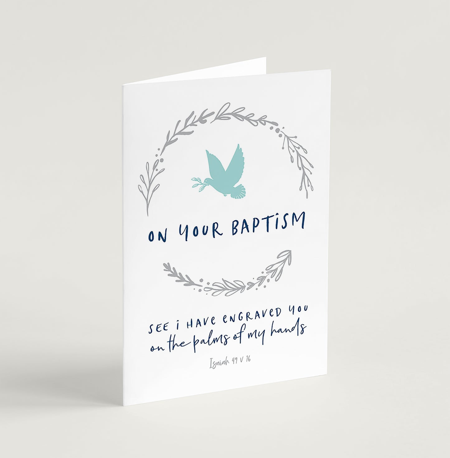 'On Your Baptism' greeting card