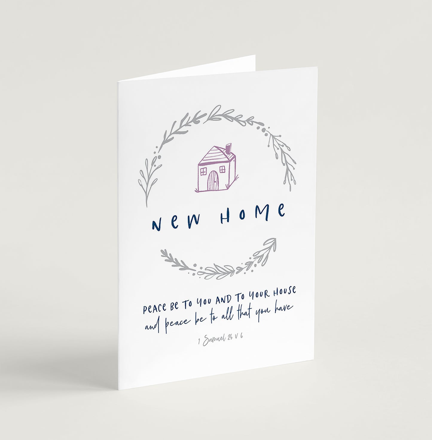 'New Home' greeting card