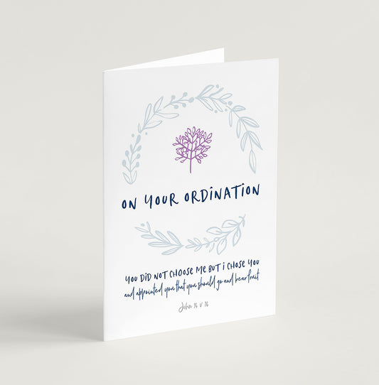 'On Your Ordination' greeting card