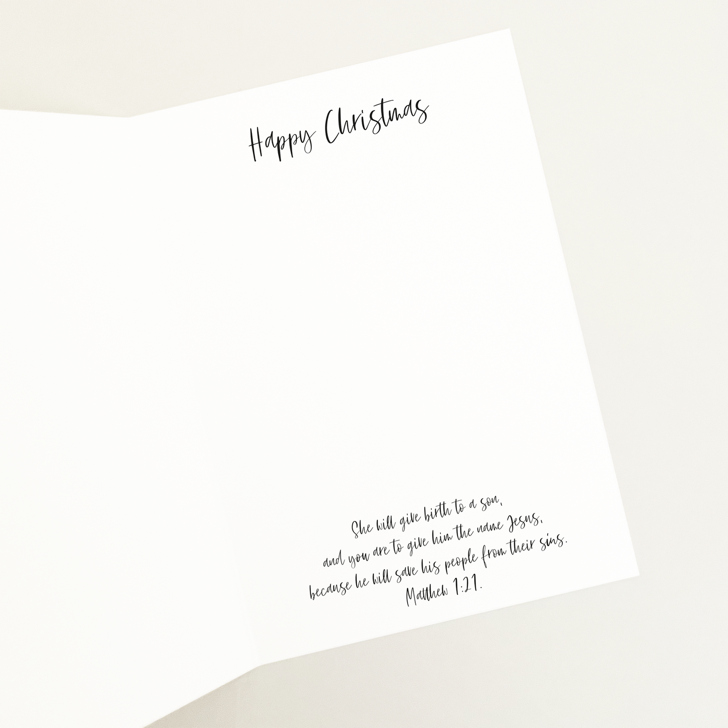 Star and Stable Navy Christmas Cards - 10 Pack - Card Box