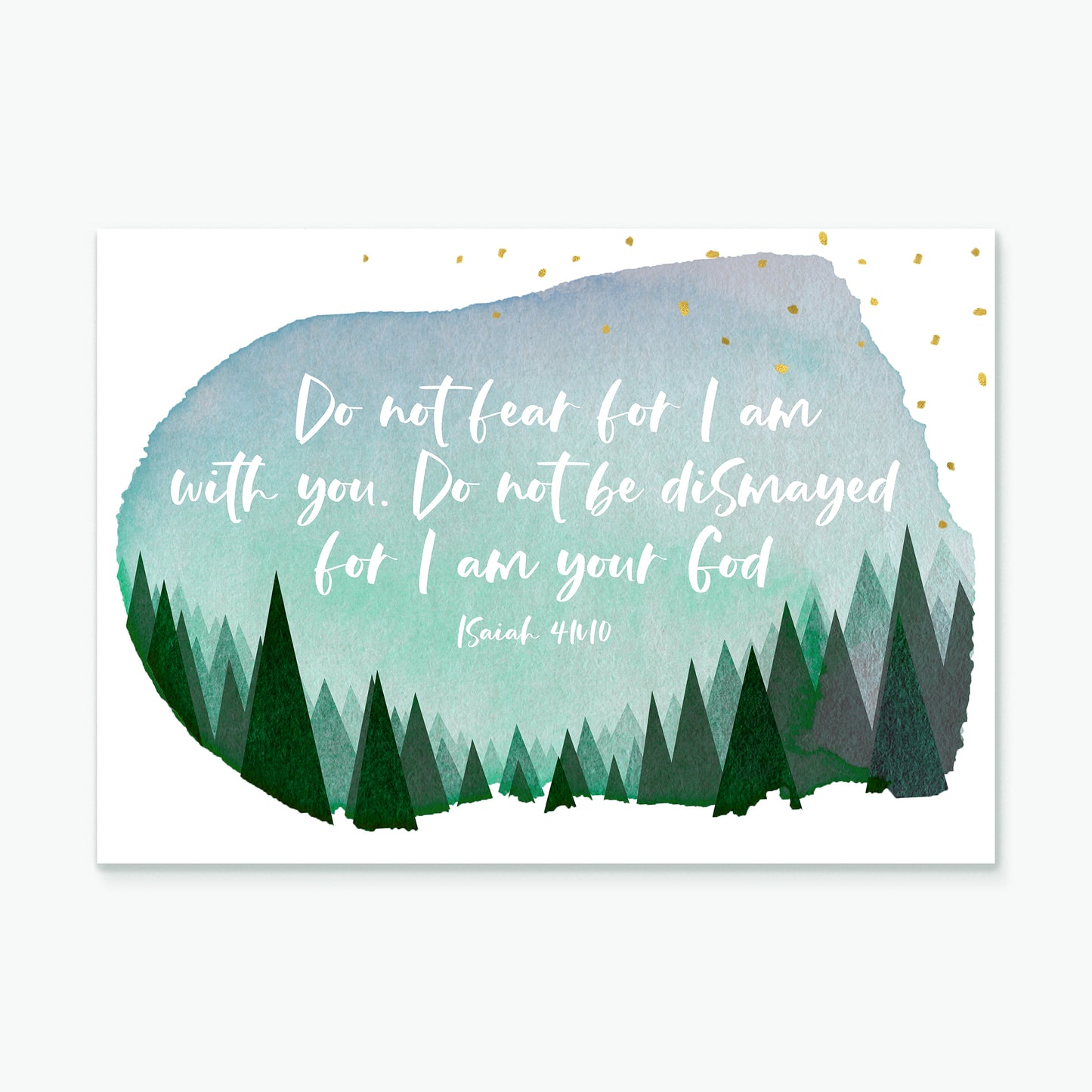 'Do not fear' greeting card