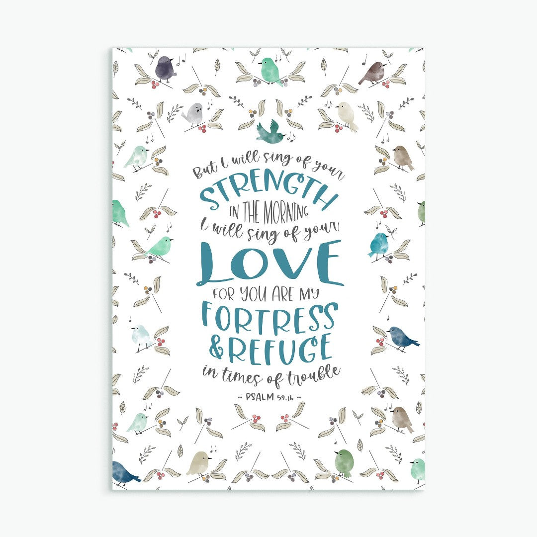 I Will Sing Greeting Card
