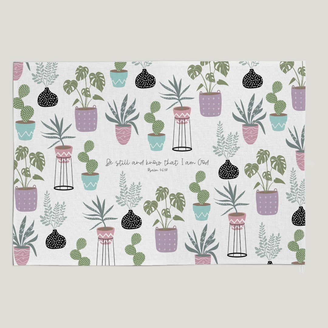 Be Still Tea Towel
