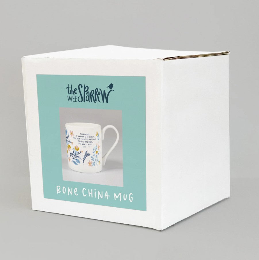 'New Creation' (Moth) Bone China Mug