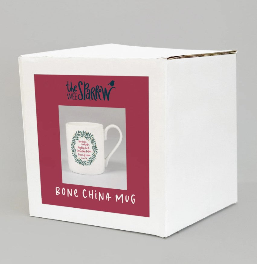 'Wonderful Counsellor' Christmas Mug