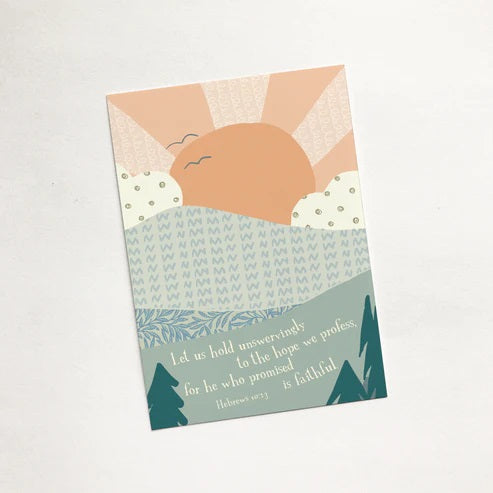 He Is Faithful Mini Sharing Card