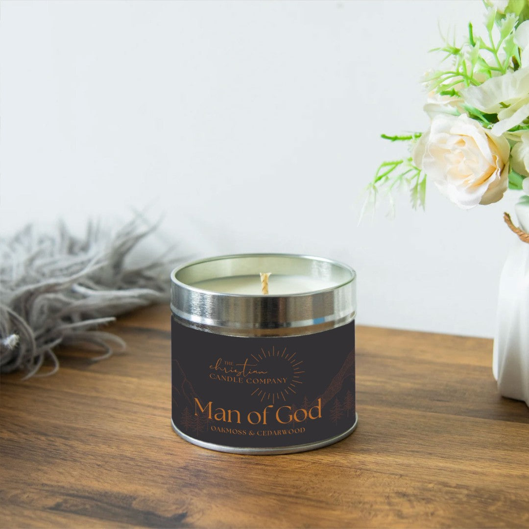 Man of God - Oakmoss & Cedarwood Candle In A Tin