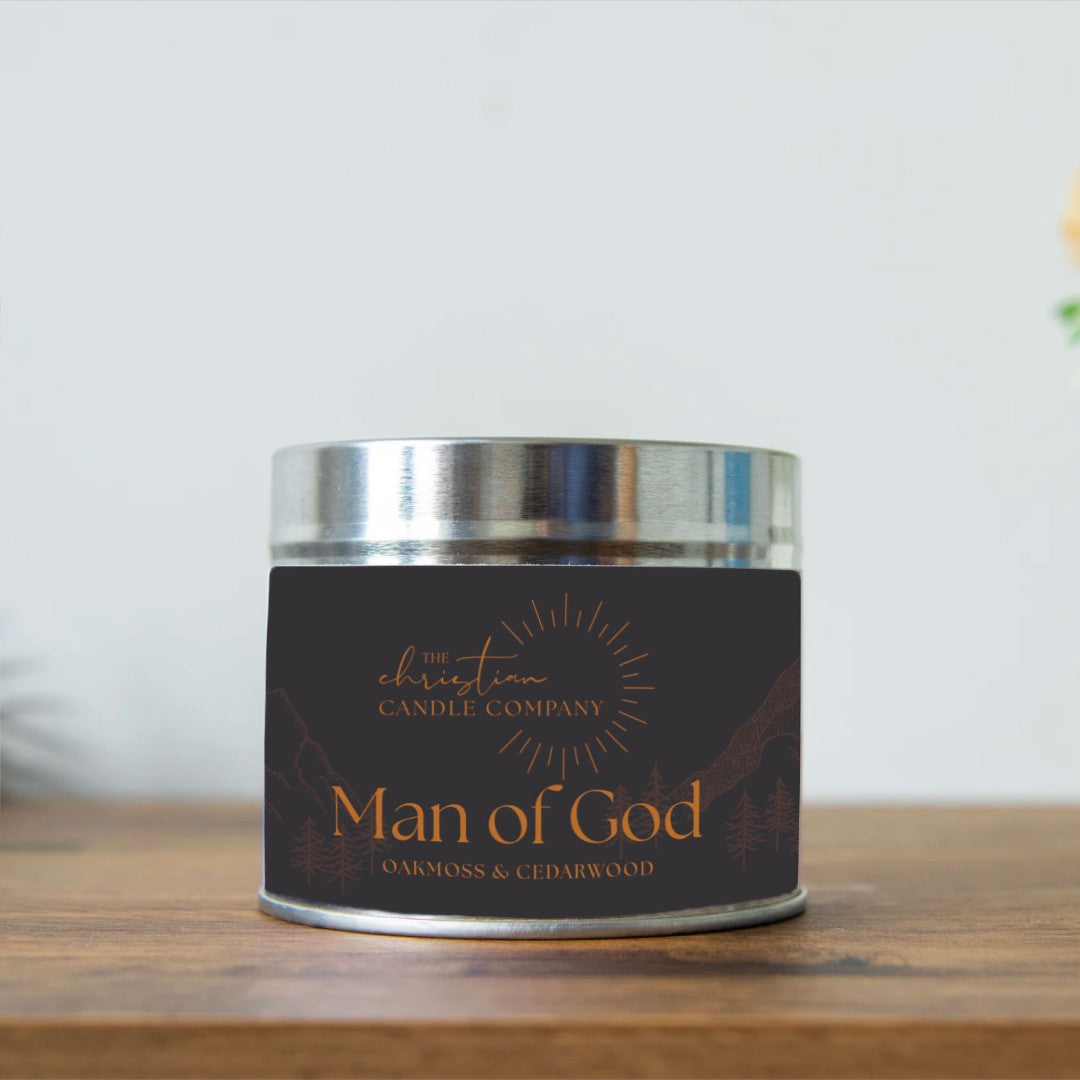 Man of God - Oakmoss & Cedarwood Candle In A Tin
