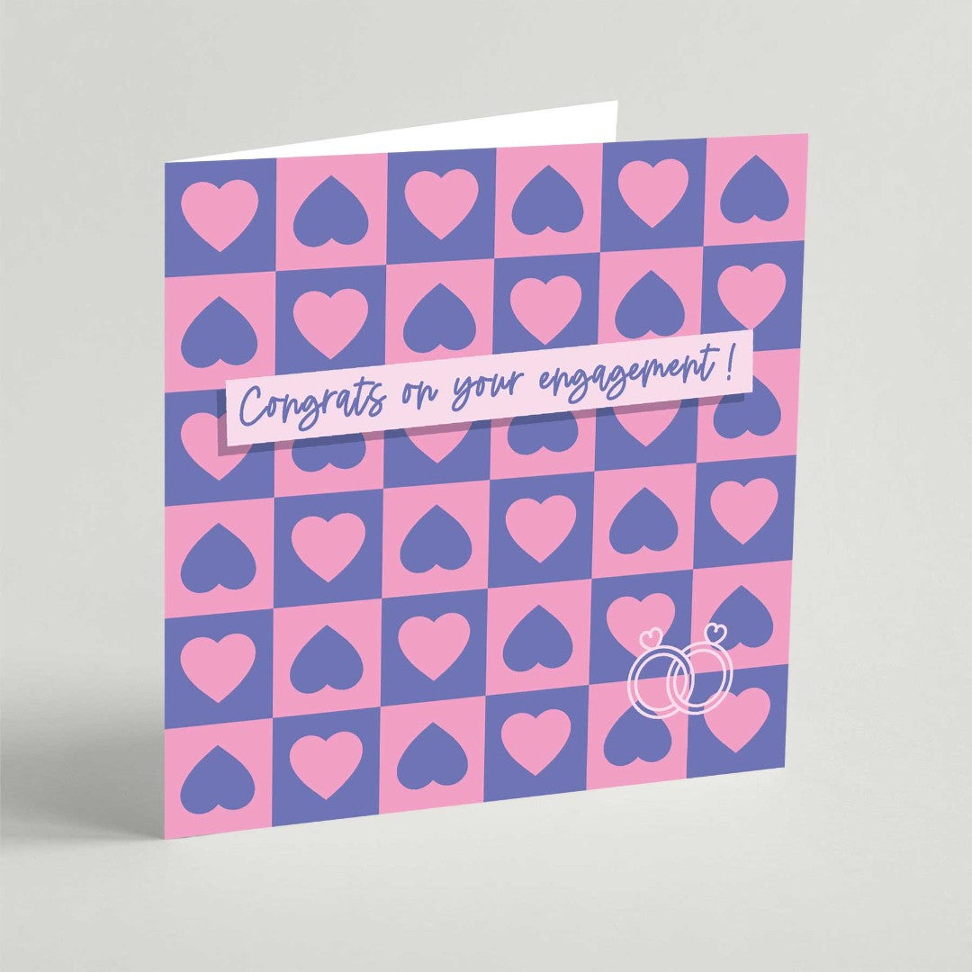 Congrats On Your Engagement Square Card