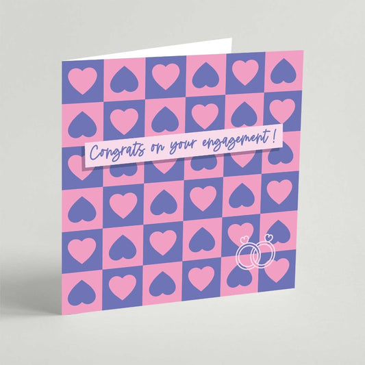 Congrats On Your Engagement Square Card
