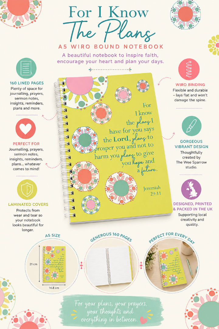 For I Know (Colour Bust) A5 Notebook