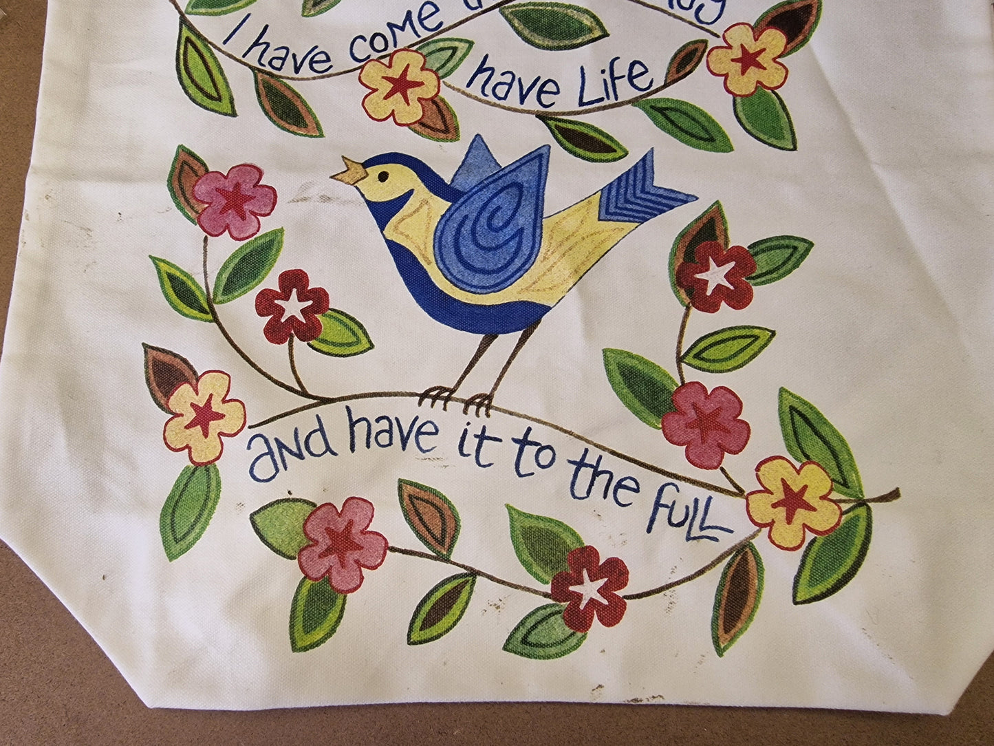 'For I Know the Plans' and 'I Have Come' by Hannah Dunnett - Canvas Bag