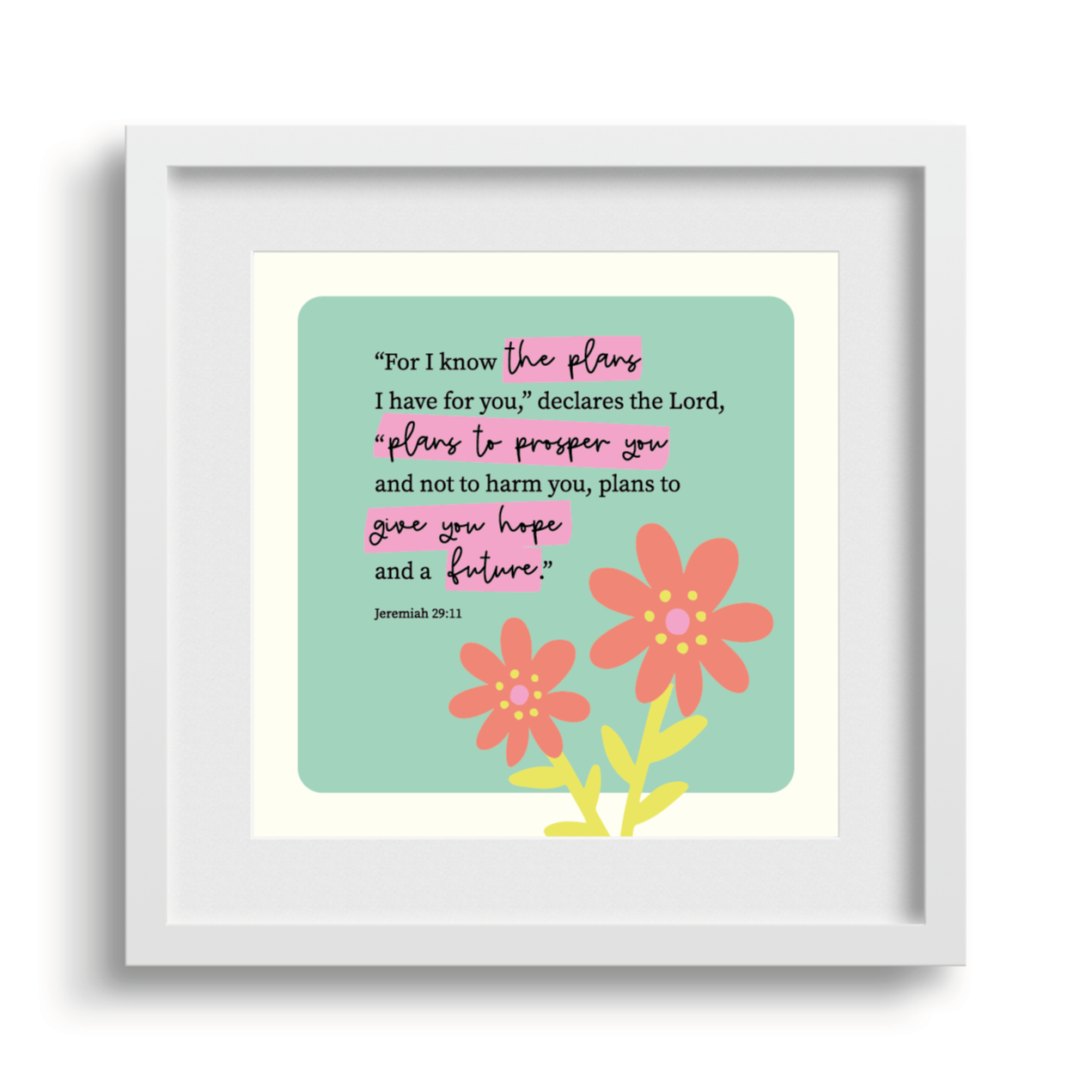 'For I Know' Framed Print